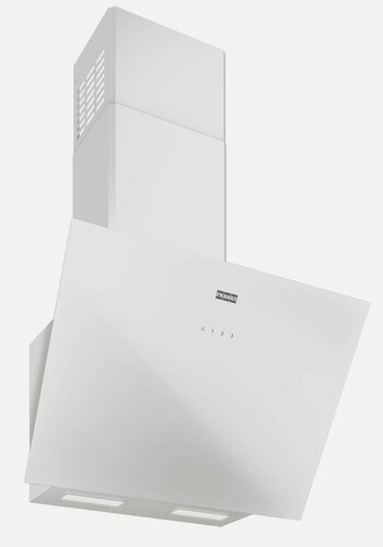 Изображение товара Franke Lens 50 WH наклонная вытяжка, Цвет белый, Ширина 49 см, Производительность 1000 м3/ч, 3 скорости, Режимы отвод и циркуляция, Периметральное всасывание, Сенсорное управление, LED освещение