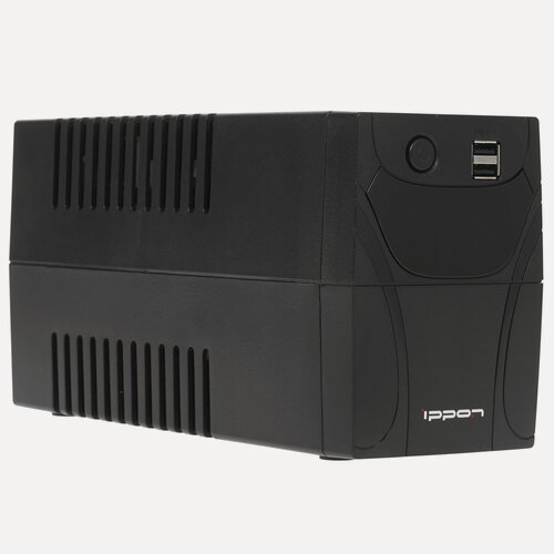 Изображение товара ИБП Ippon Back Power Pro II 600 (1030300), черный, интерактивный, 600 ВА / 360 Вт
