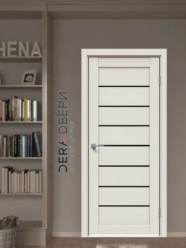 Изображение товара Дверь межкомнатная Дера (комплект) 80*200см Tandem PRO-1. ЭКШ, Белая акация, МДФ, вставка стекло, 1шт.