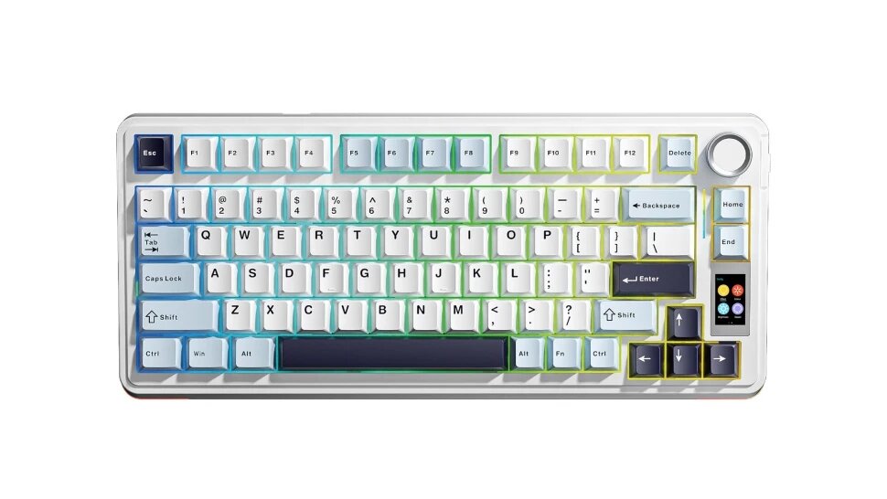 Клавиатура проводная + беспроводная AULA S75 PRO, Bluetooth, радиоканал