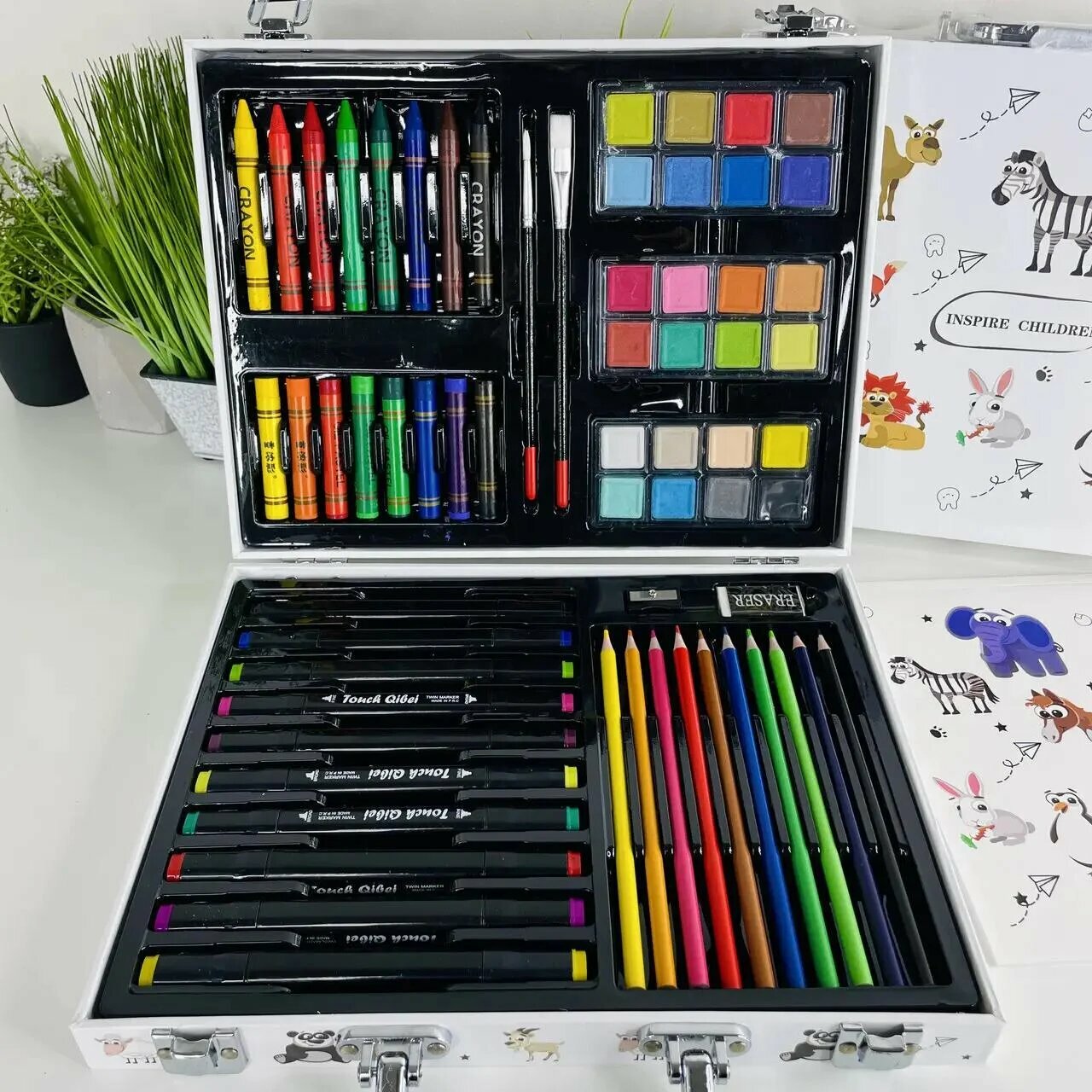 Набор для творчества MPLC "Дидактическая Вализа", 35х27х5 см, 62 предмета