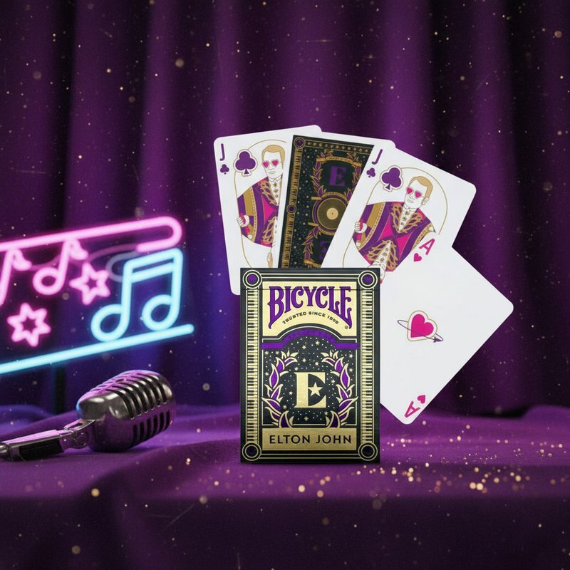 Карты игральные пластиковые "Bicycle Elton John" 63311 Bicycle