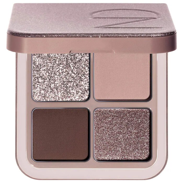 Natasha Denona Luxe Glam Quad Cool палетка теней 4 оттенка большие рефилы matte+metallic+foiled