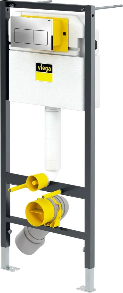 Инсталляция с кнопкой Viega Prevista Dry 8524.10 для инвалидов 49 см