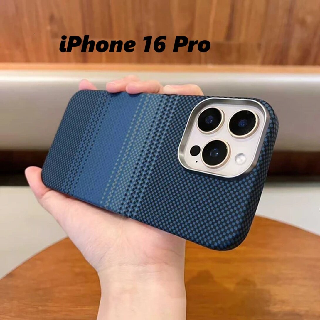 Чехол с карбоновой текстурой, совместимый с, для iPhone 16 Pro