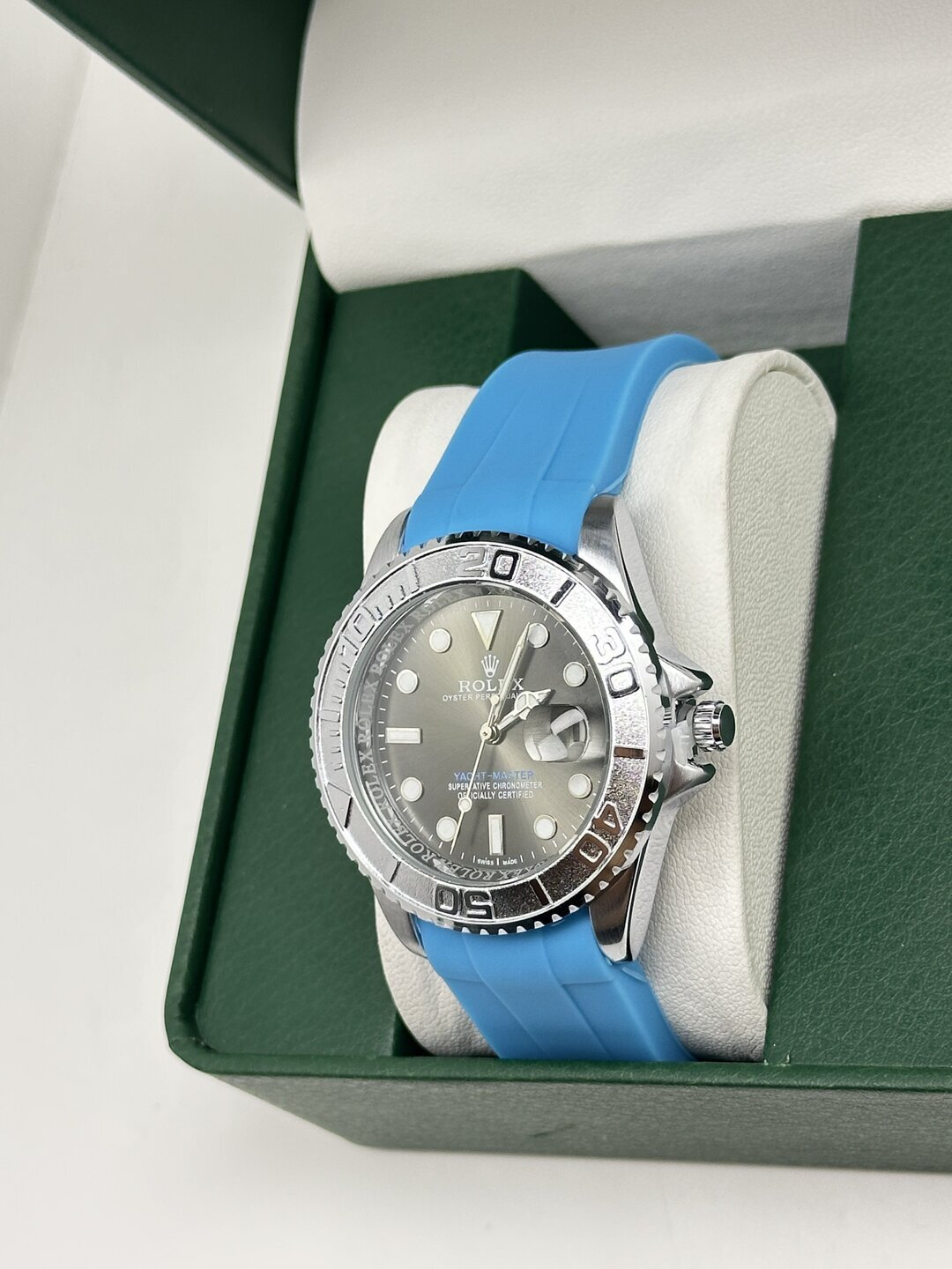 Наручные часы, голубой, — фото 1