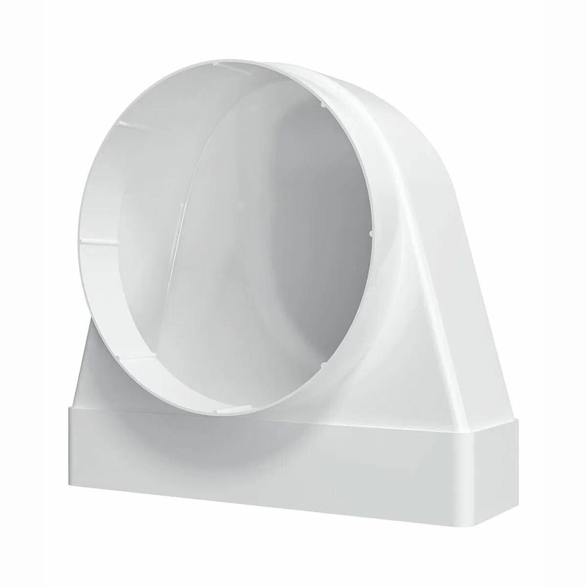 Вентиляционный соединитель Эра 90 плоского канала с круглым 60х204 мм d125