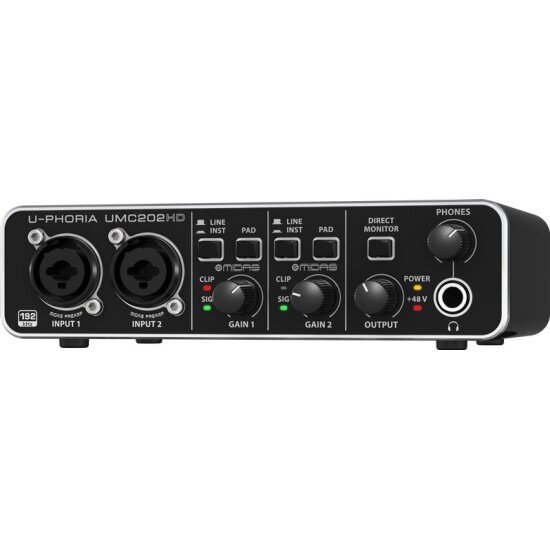 Аудиоинтерфейс Behringer UMC202HD