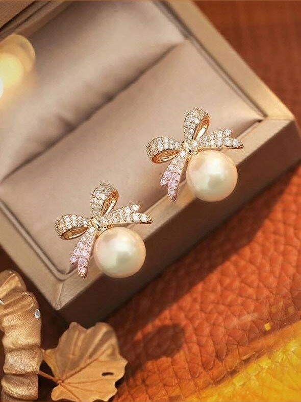 Серьги, ivory — фото 1