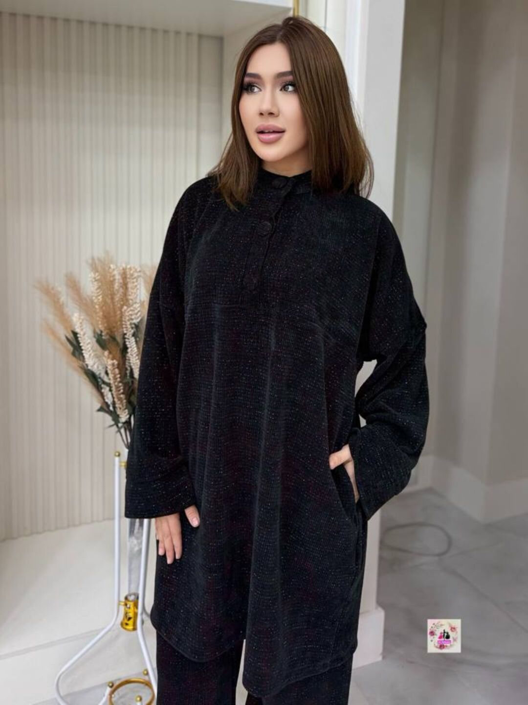 Комплект одежды , размер М, чёрный — фото 1