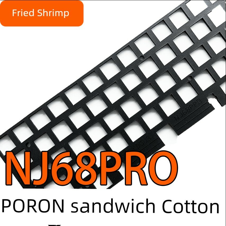 Специальная звуковая сумка Keydous NJ68Pro для механической клавиатуры PORON, сэндвич, хлопок IXPE, нижняя часть вала,