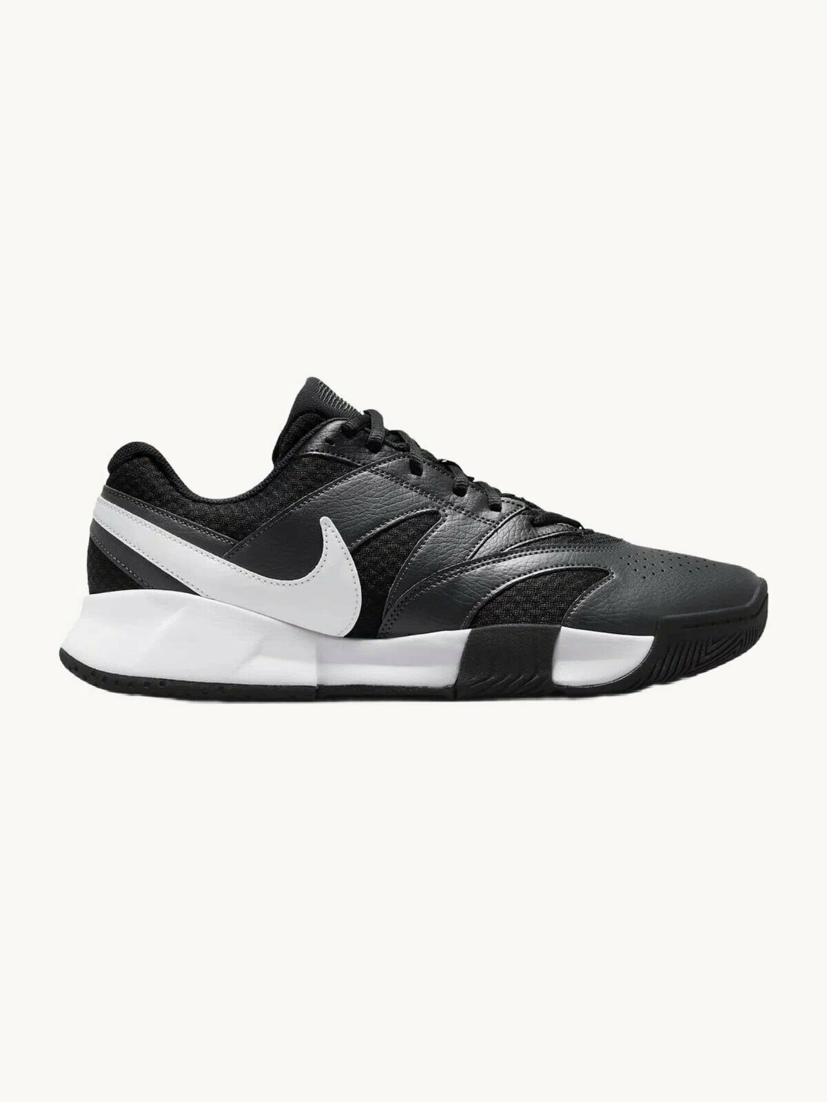 Кроссовки NIKE Court Lite 4, размер 10 US, черный/белый/серый