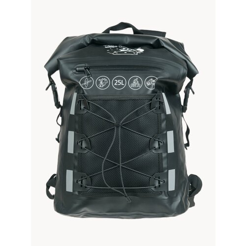 Герметичный рюкзак, герморюкзак, 25л, черный