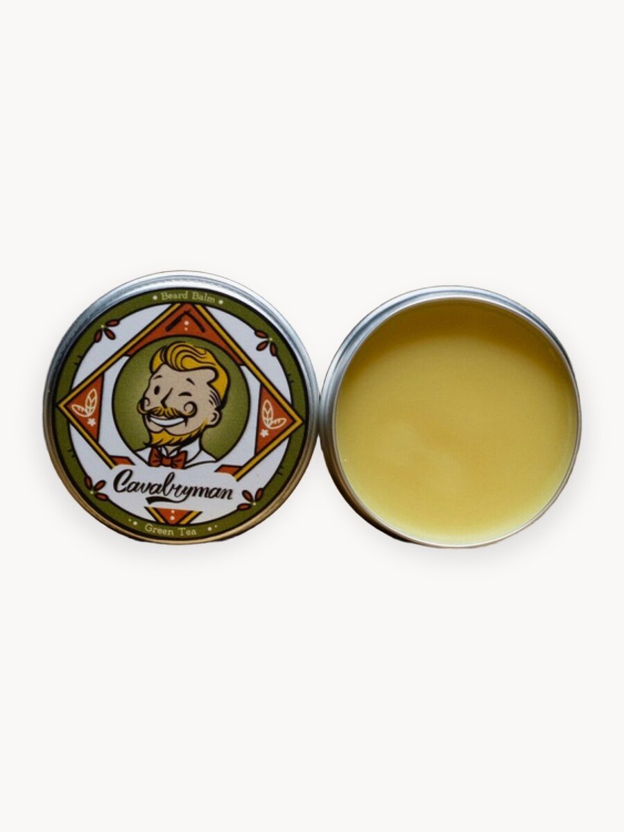 CAVALRYMAN / Бальзам для бороды и усов "Зеленый чай" увлажняющий, для укладки, 30 мл