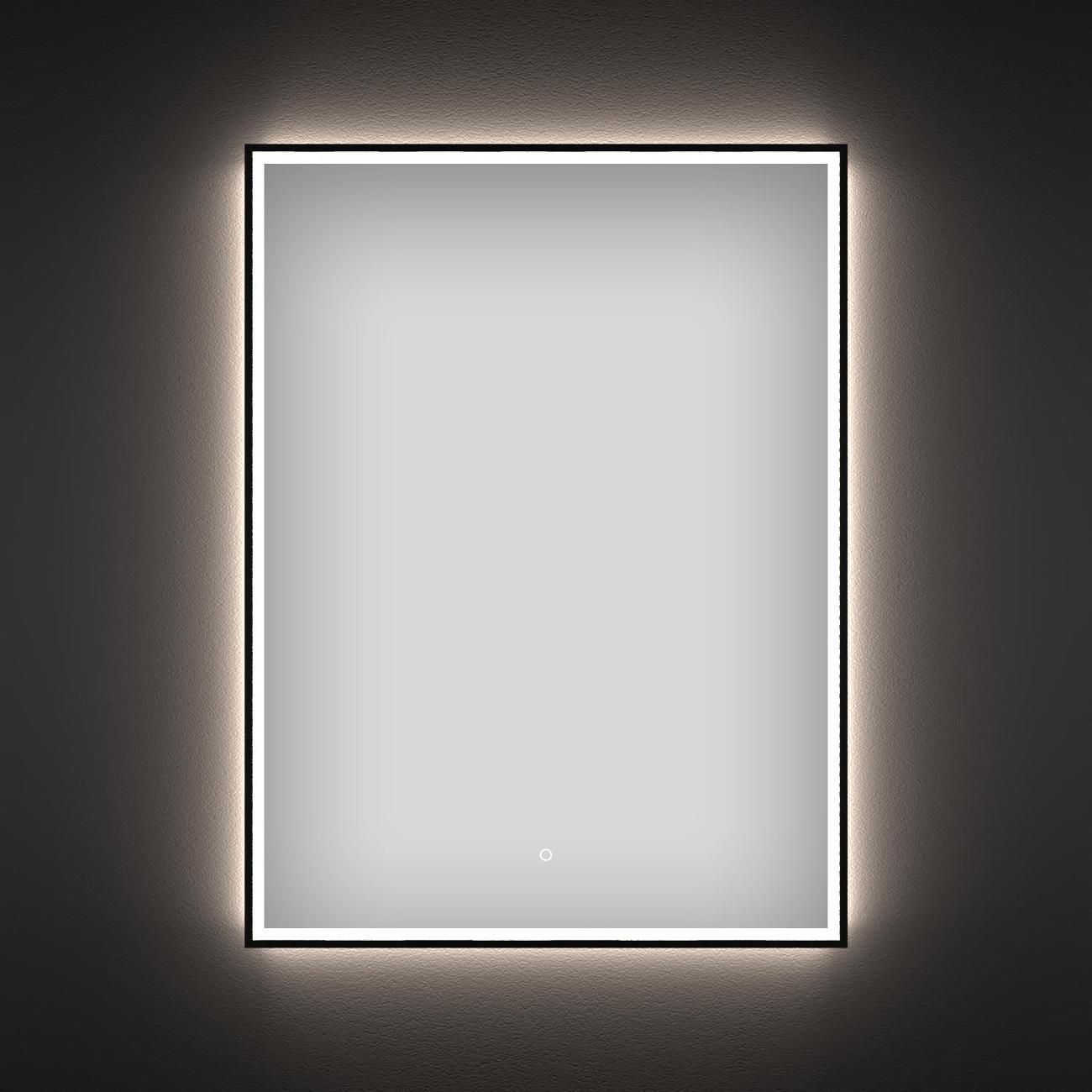 Прямоугольное зеркало с фронтальной LED-подсветкой 50х75 см, Wellsee 7 Rays' Spectrum