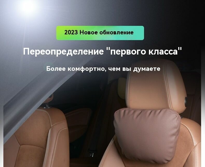 Картинки Подушка автомобильная Xiaomi на подголовник кожаная -1 шт. подарок мужчине