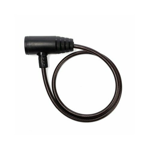 Замок навесной велосипедный LOCKLAND, 6х650 мм, английский ключ с пластиковой ручкой