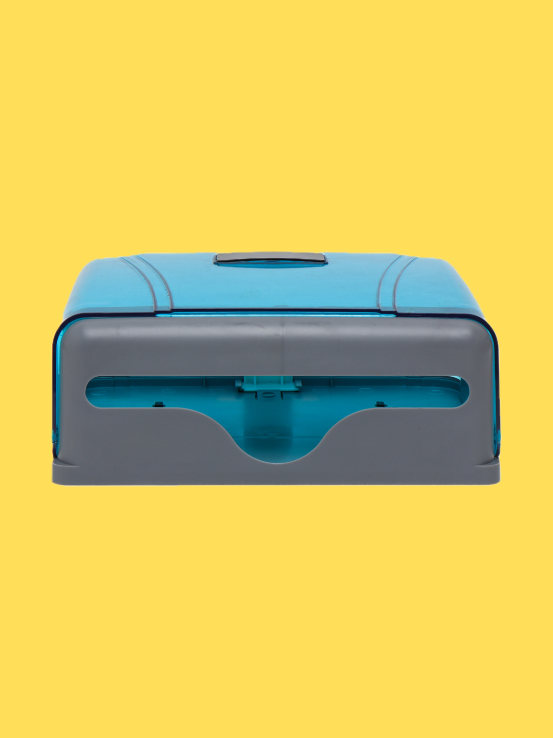 Диспенсер для салфетки настенный, ПВХ/пластик, складной, цвет голубой — фото 1