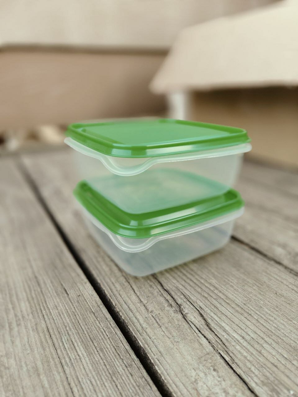 Набор контейнеров 300 мл с крышкой для продуктов PRUTA икеа 2 штуки