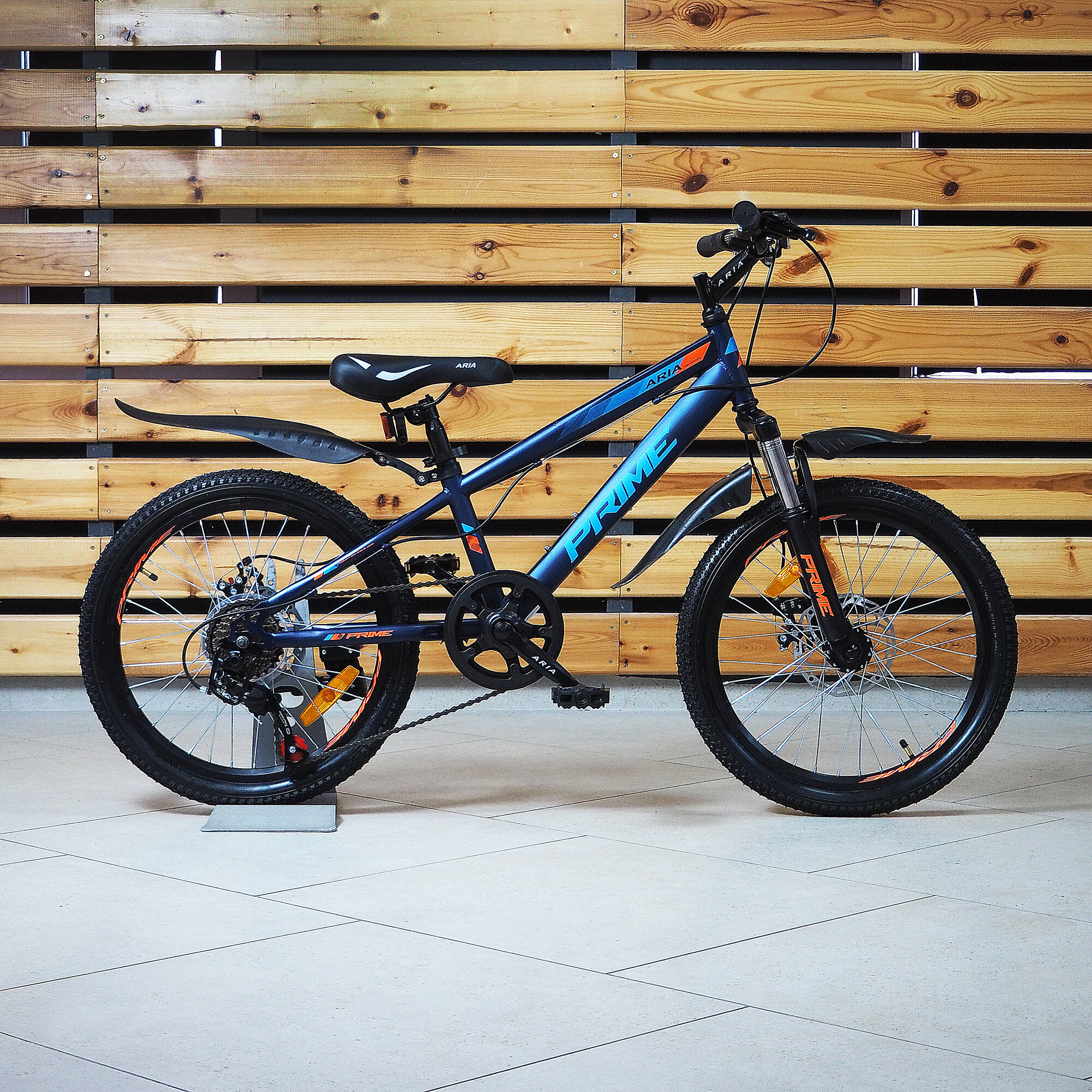 Велосипед детский 20' Aria Prime MS 203 D, аквамарин, SHIMANO, на рост от 120 до 135 см, горный городской скоростной, подростковый для мальчика для девочки, в коробке — фото 1