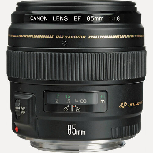 Изображение товара Объектив Canon EF 85mm f/1.8 USM, светосильный, стандартный, черный
