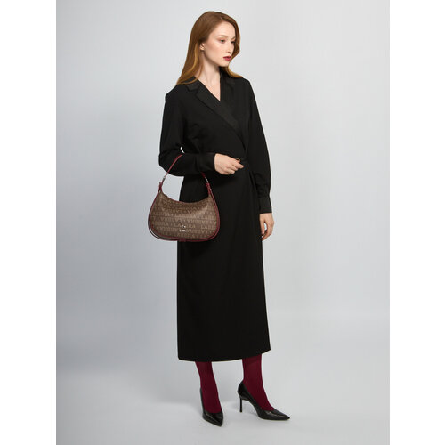 Сумка LABBRA фактура тиснение коричневый бежевый красный 19800₽