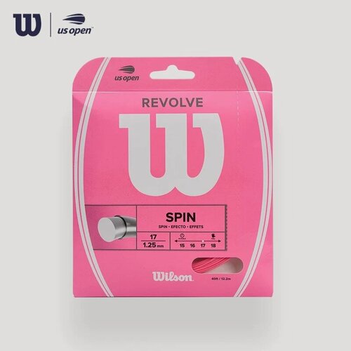Изображение товара Теннисная струна Wilson Revolve Spin 2025 розовый