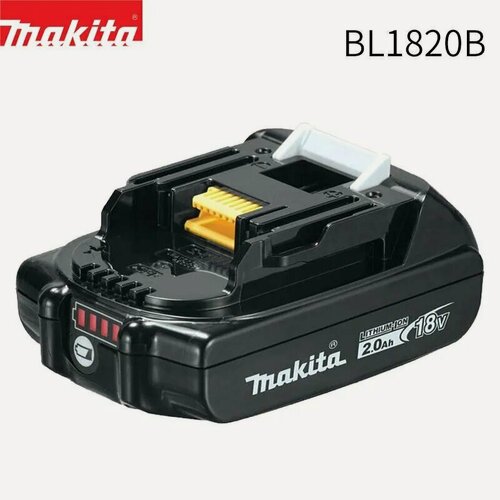 Изображение товара Аккумулятор Makita, BL1820B, Li-Ion, слайдер, 18V, 2Ah, с индикатором, 1шт.
