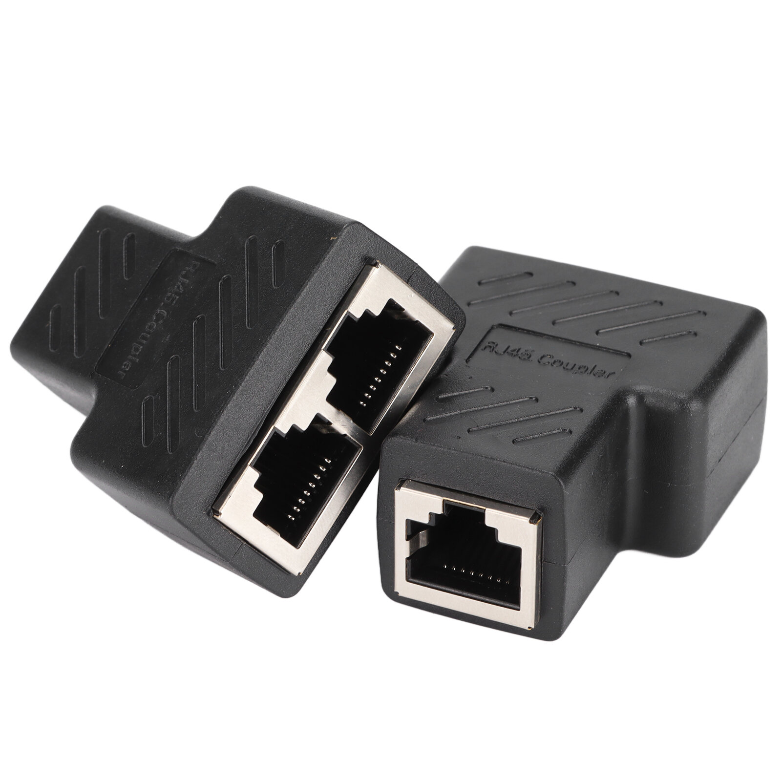 Разветвитель RJ45 Ethernet 1 к 2 сетевая плата для маршрутизатора ТВ-бокса видеокамеры компьютера (2 шт.)