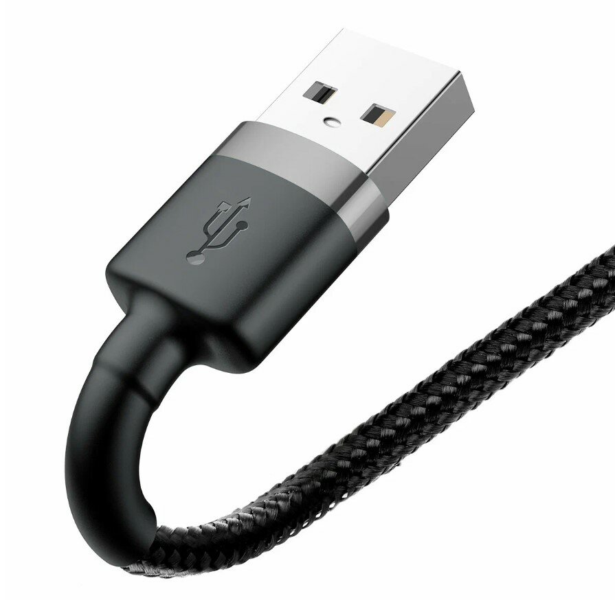 Кабель Baseus Data Cable Tape-C to iP 20W black 2m (CATLGD-A01)