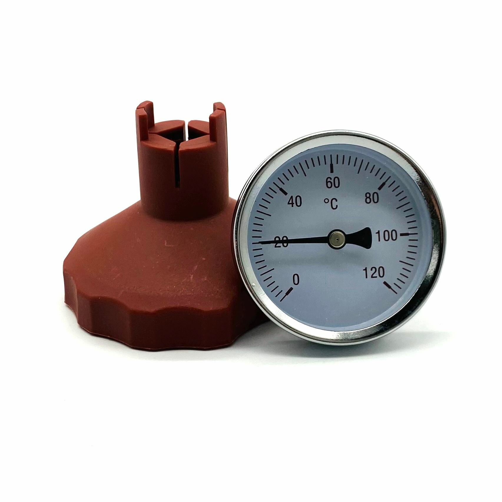 Термометр осевой для насосных групп быстрого монтажа / 0-120°C красный Zeissler арт. NG-01R