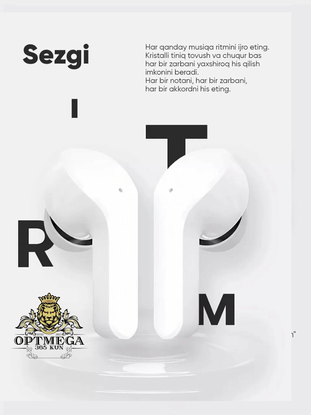 Наушники беспроводные Hi-Fi Pods,1+1, для iPhone и Android, сенсорные — фото 1