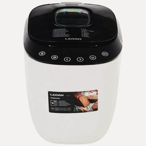 Изображение товара Хлебопечка LERAN BM 2058 ST, 550Вт, 14 программ, форма выпечки буханка