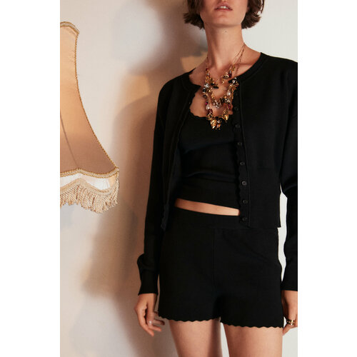 фото Кардиган befree woman mix&match, размер l, черный