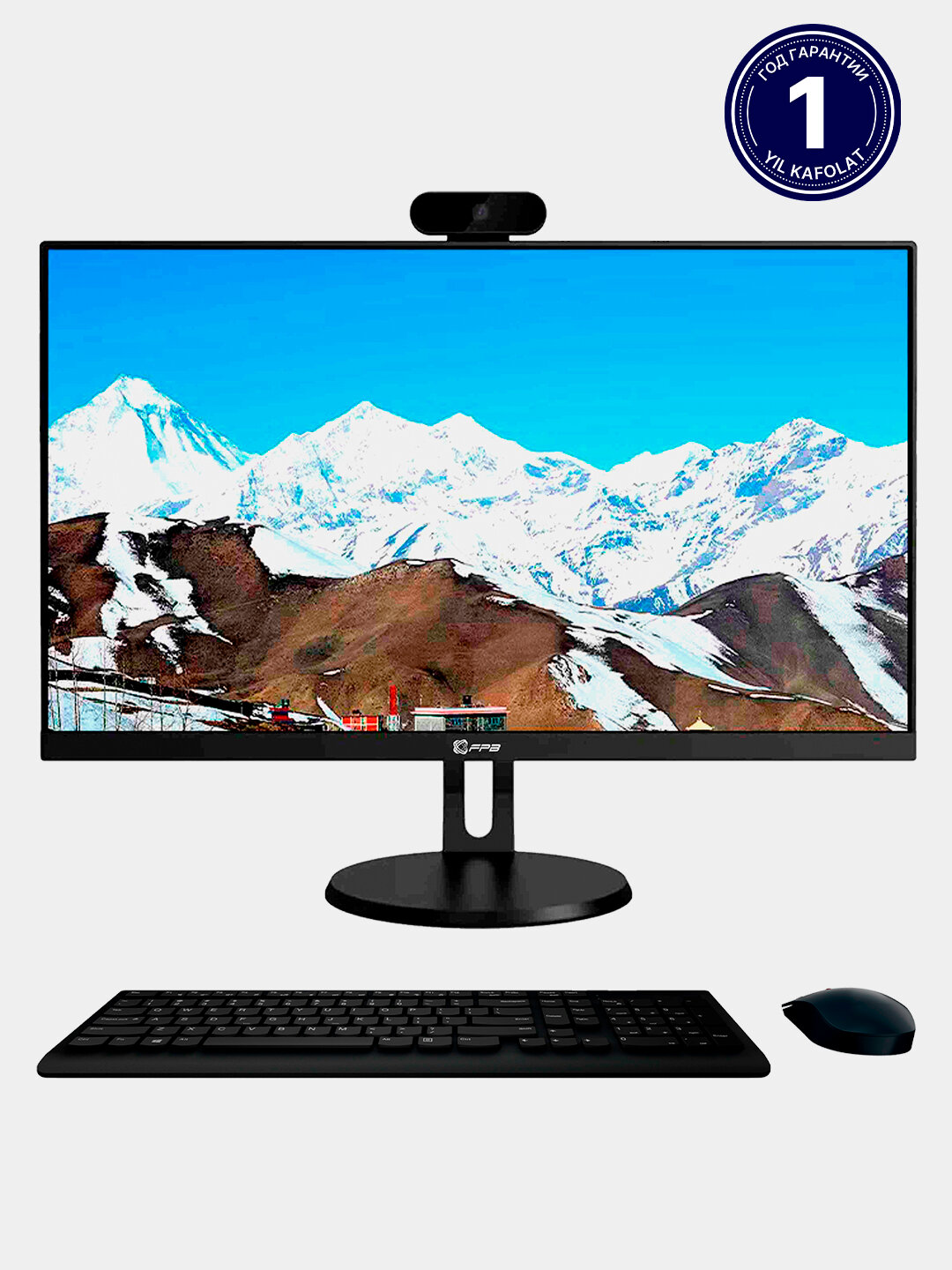 Моноблок D238 , 23,8", Full HD, LED, Intel Core i3, SSD 240ГБ, Wi-Fi, Bluetooth, камера 2Мп