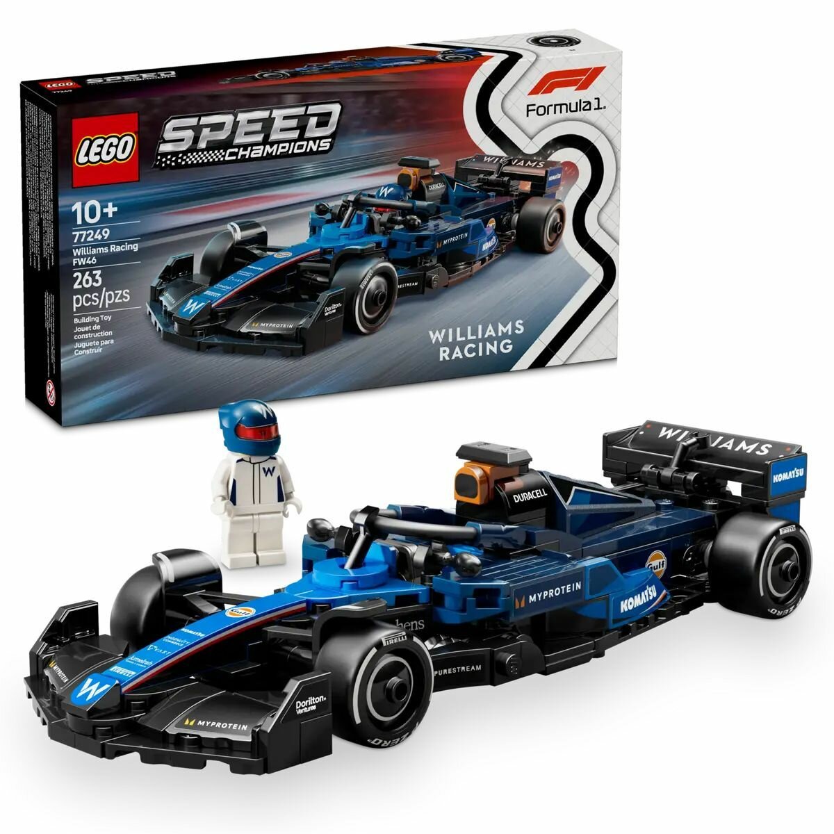 Конструктор LEGO Speed Champions 77249 Formula 1 Williams Racing FW46