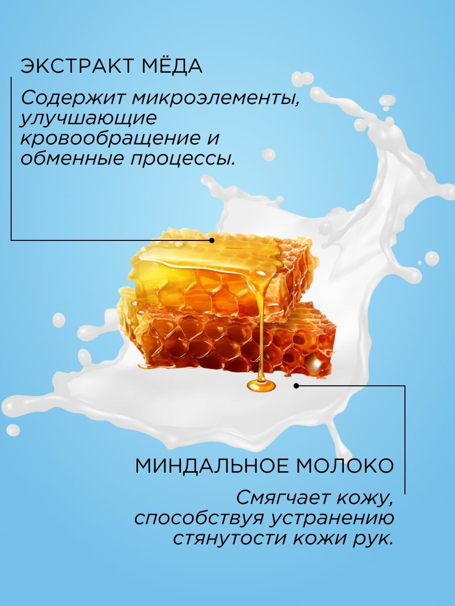 Изображение Жидкое крем - мыло для рук Delicare Sensitive Care "Бережный уход", 500мл