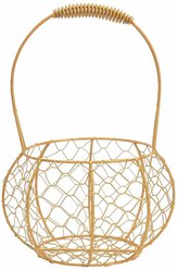 Металлическая корзина для фонарей и свадебных подарков