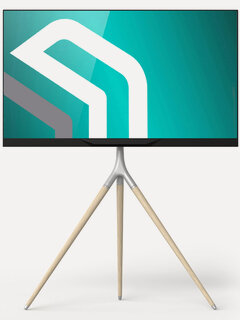 Изображение товара Стойка для телевизора 32"-65" ONKRON TS1220 напольная, подставка для телевизора до 35 кг, белый