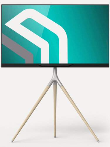 Изображение товара Стойка для телевизора 32"-65" ONKRON TS1220 напольная, подставка для телевизора до 35 кг, белый