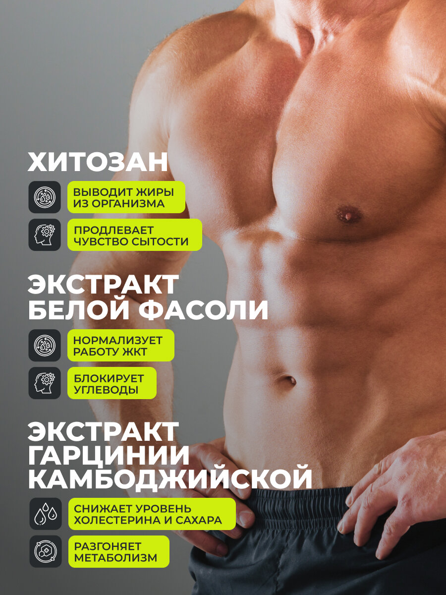 Спортивное Питание Жиросжигатель ночной для похудения, в капсулах Fat Burner Night, 60 капсул