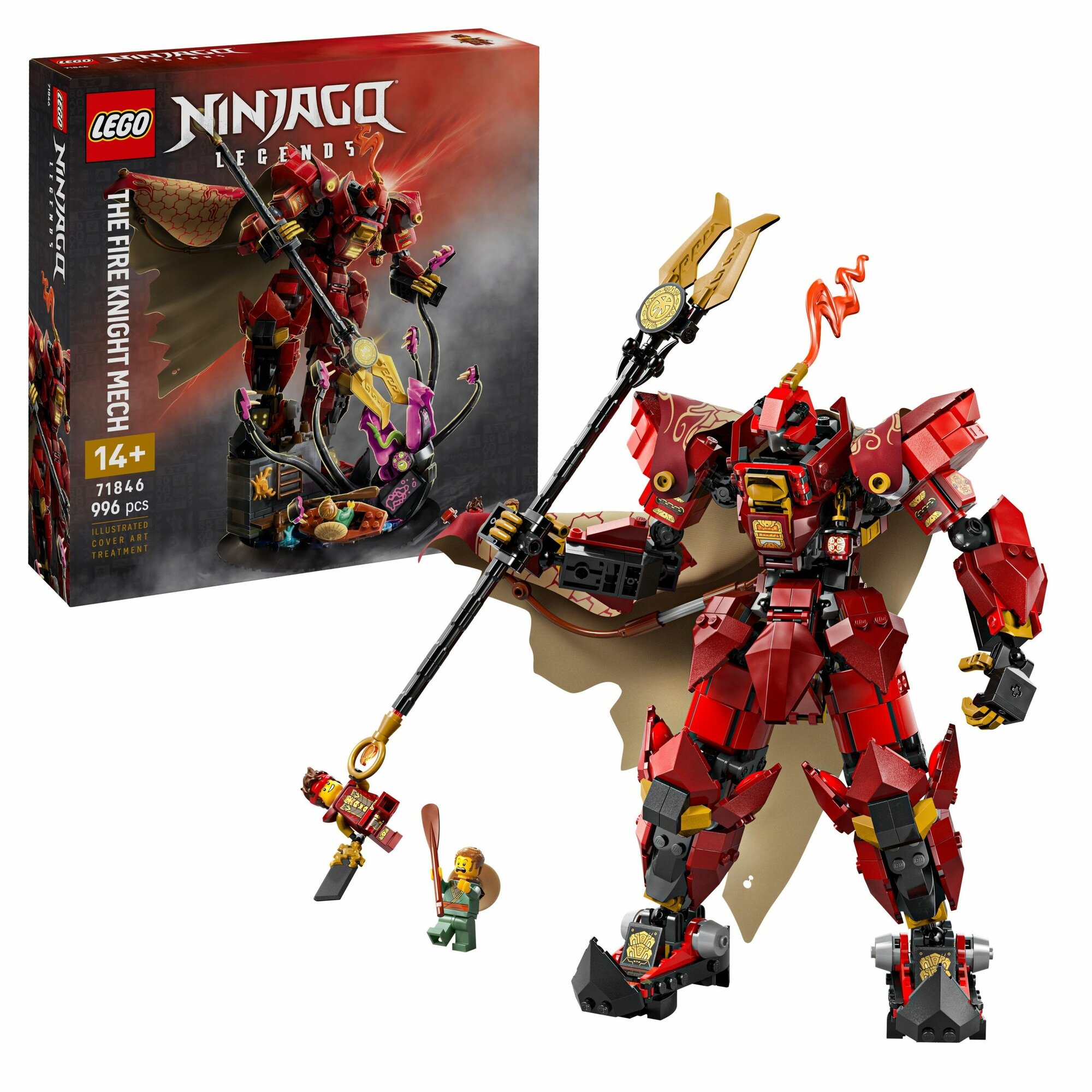 Конструктор LEGO Ninjago 71846 Огненный рыцарь Робот - Лего Ниндзяго — фото 1