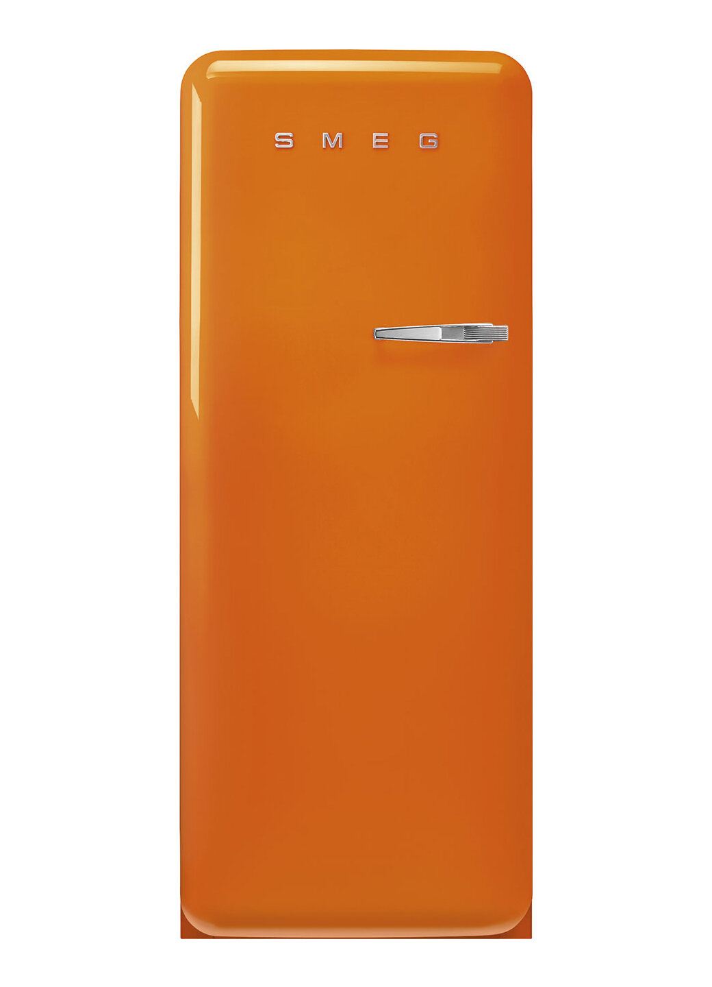 Холодильник Smeg FAB28LOR6, дверной упор слева, однокамерный, С, 270 л, морозилка 26 л, оранжевый