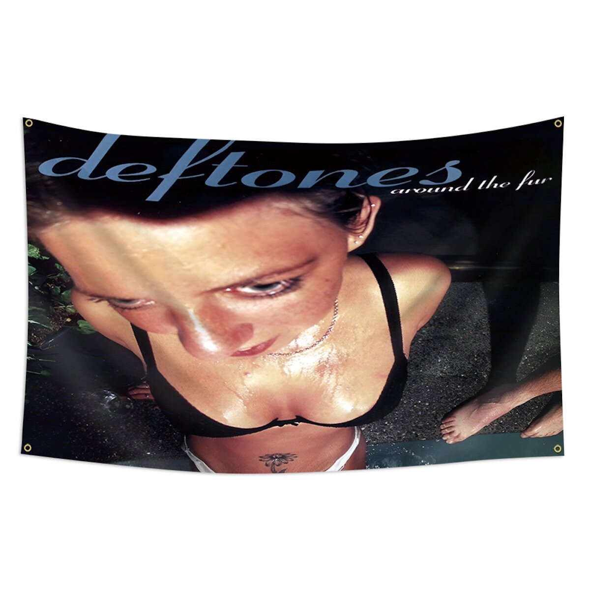 Флаговое искусство гобелен Deftones, аниме флаг, настенное украшение для спальни и гостиной 90x150 см