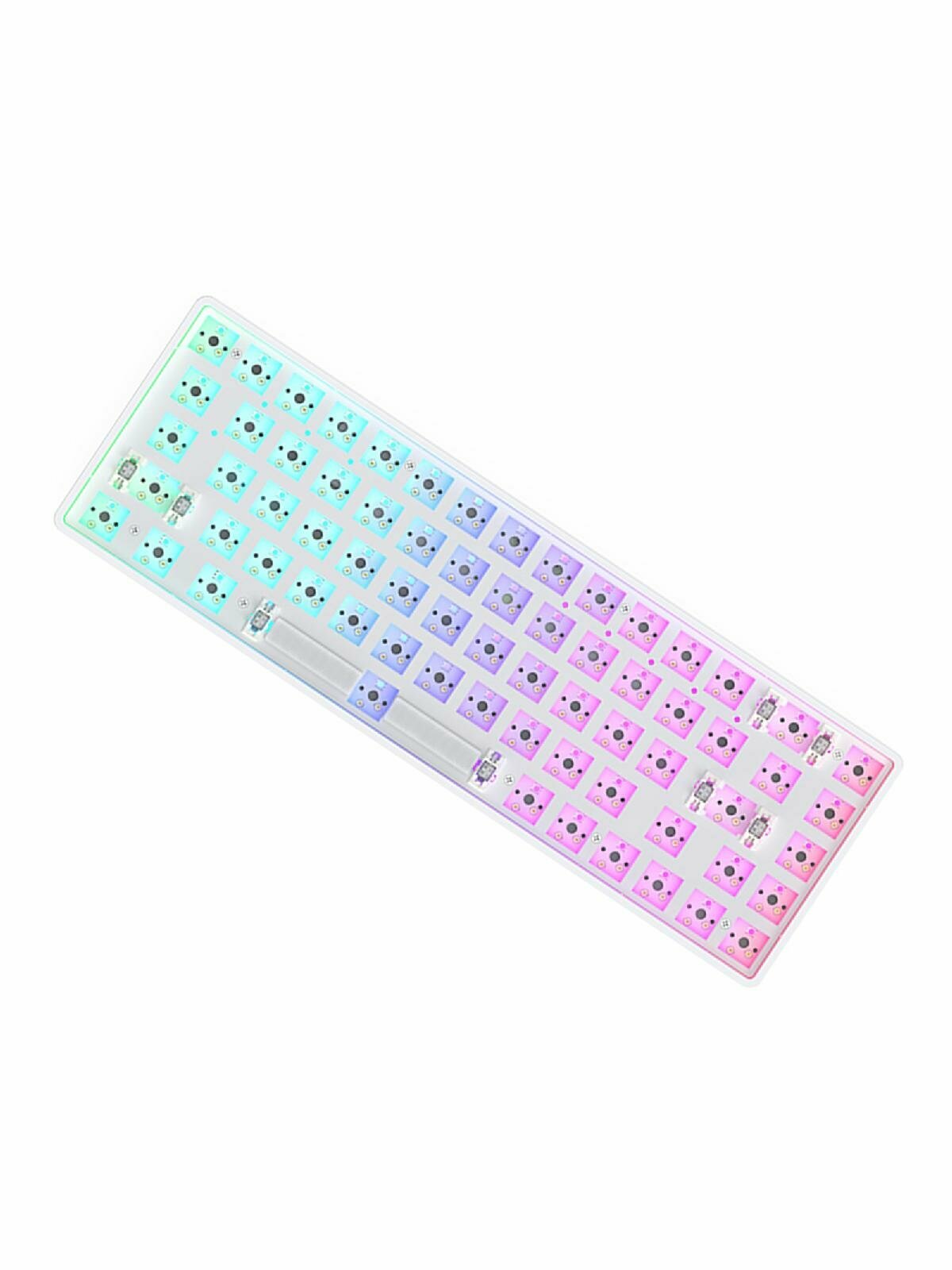 Hot Swappable Mechanical Keyboard Bluetooth-compatible 2.4G RGB Structure Keyboard Customized Keyboard for Laptops
