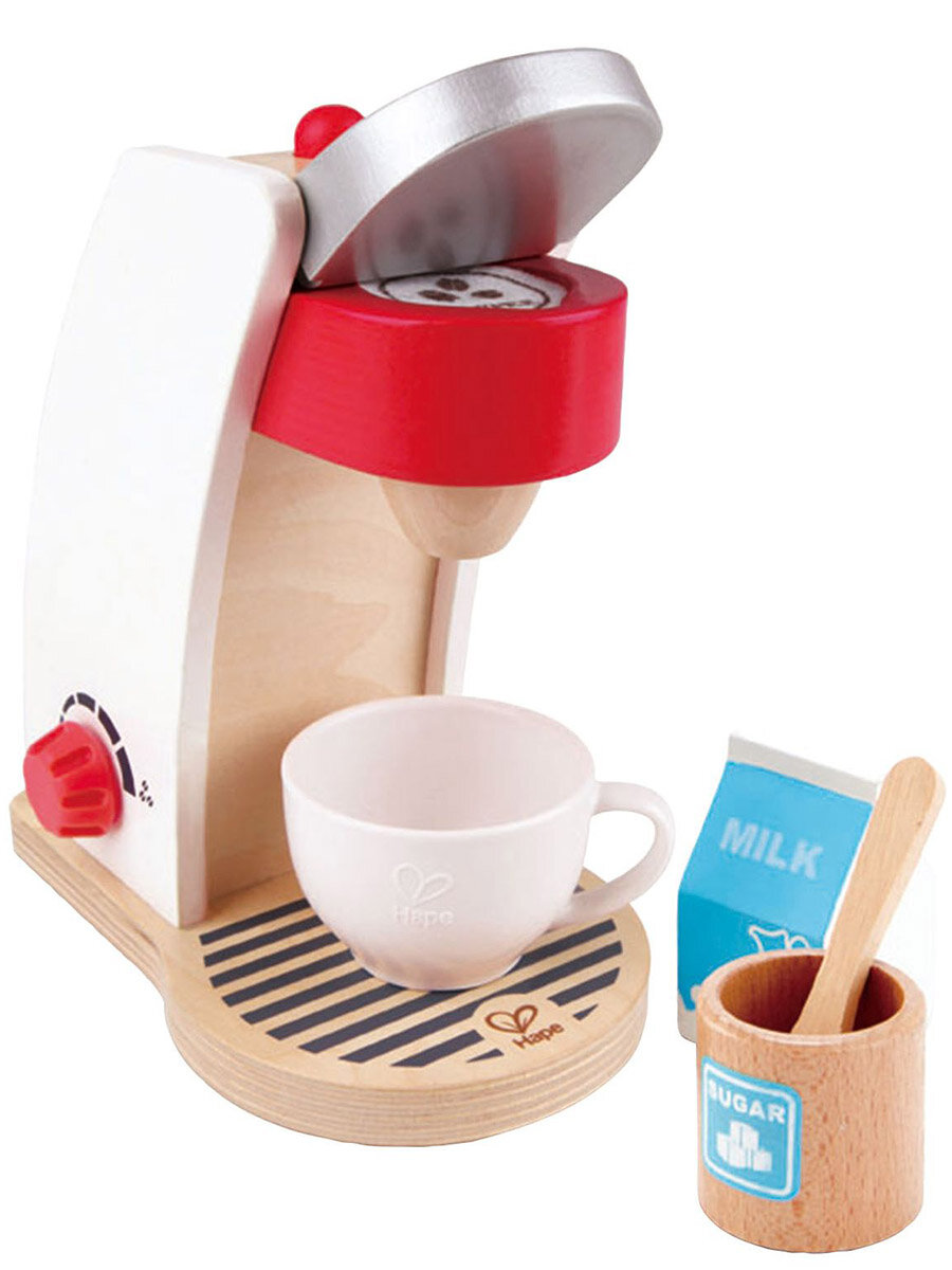 Игрушечная детская кофемашина Hape "Моя кофемашина", E3146_HP — фото 1