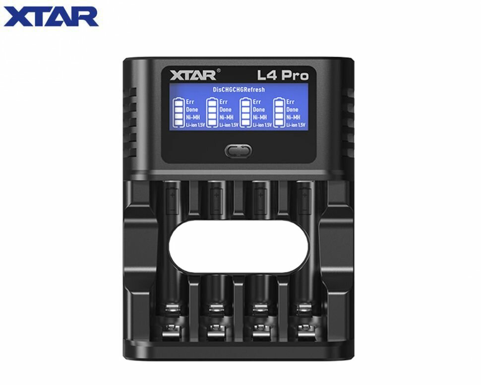 Зарядное устройство XTAR L4 PRO (для 1.5V Li-ion / 1.2V Ni-MH AA/AAA)