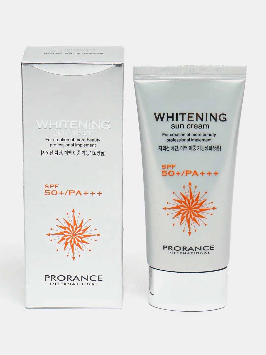 Отбеливающий солнцезащитный крем Prorance SPF 50+ PA+++ – 70 мл, защита и сияние кожи