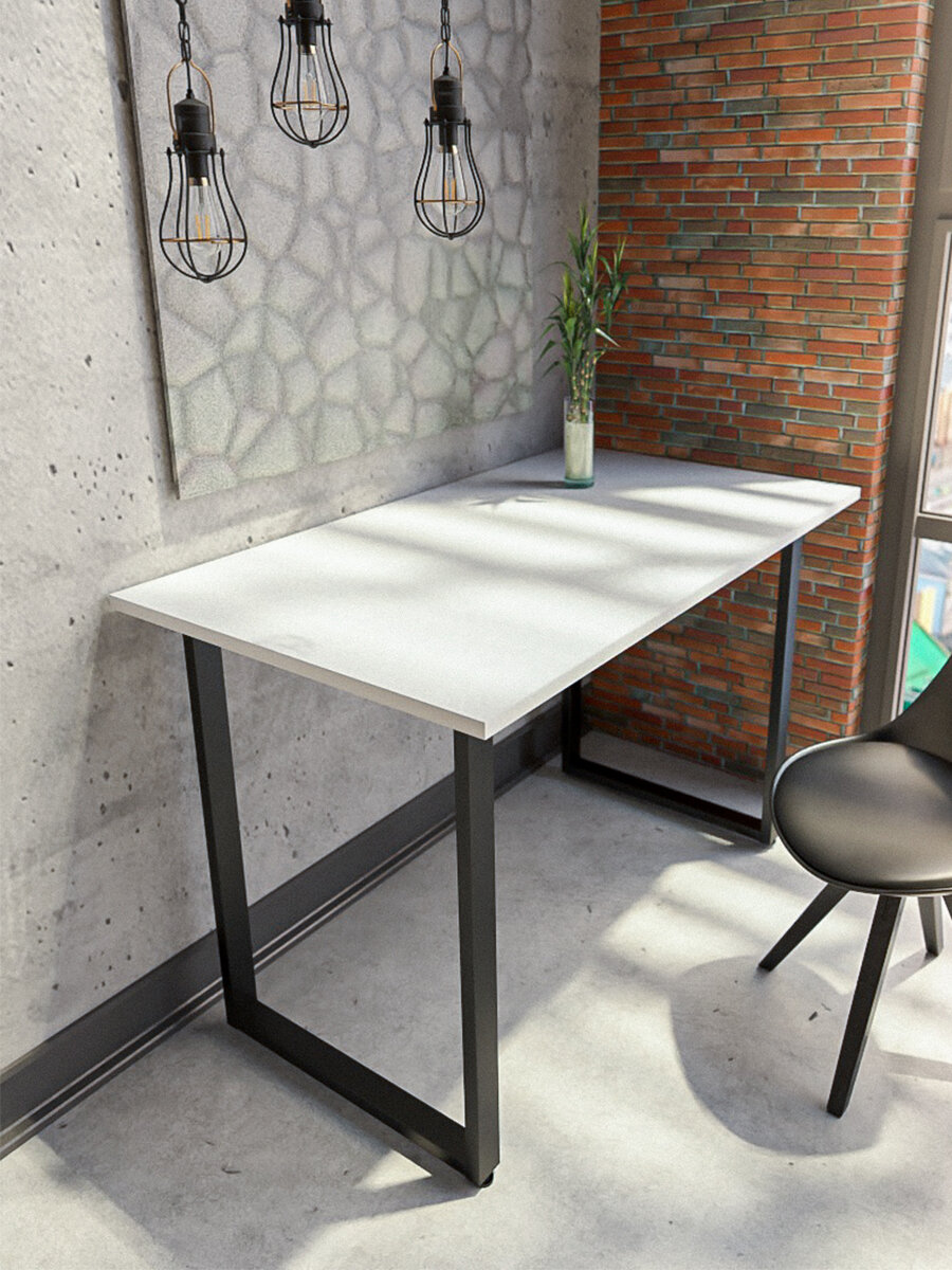 Письменный стол Loft POLLY.TIME PollyTime, ЛДСП, металлический, 100x57x75 см лофт