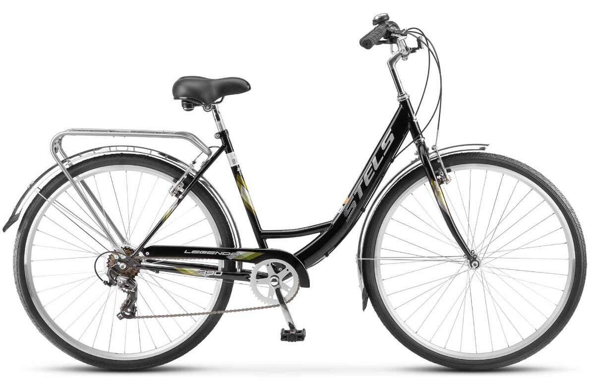Велосипед для города и туризма STELS Legenda 390 28V Z010 (м), 20" черный